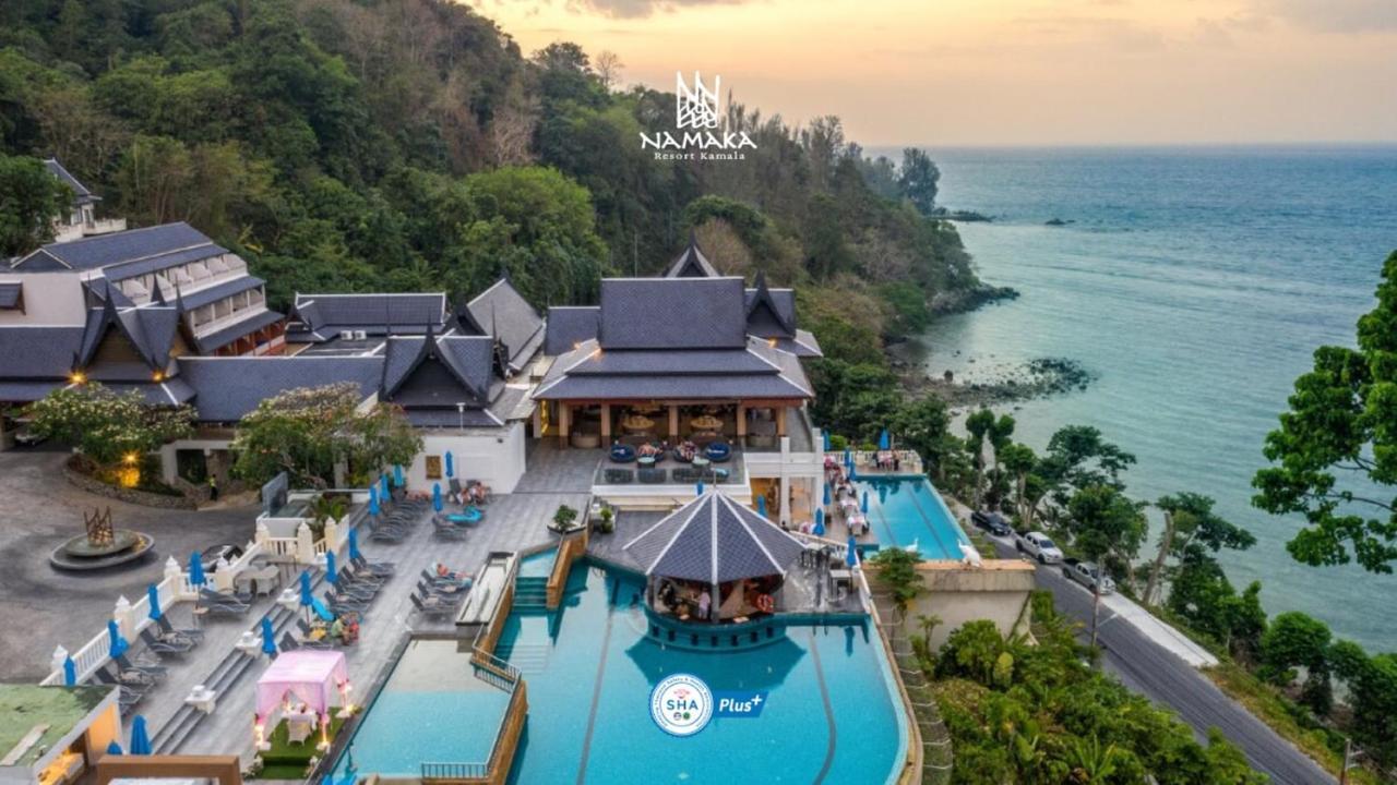 Namaka Resort Kamala Kültér fotó Aerial view of Namdara Resort